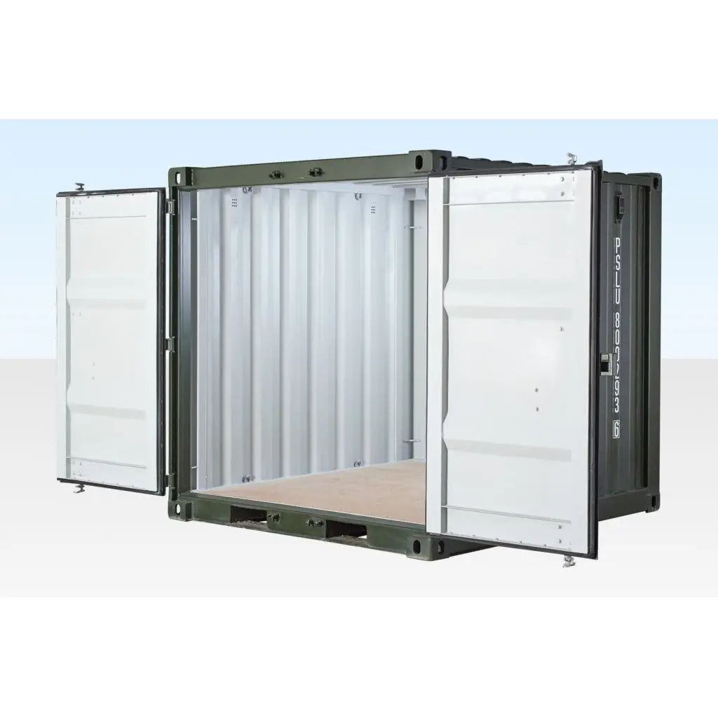 Contentor de transporte de 8 pés (uma viagem) verde