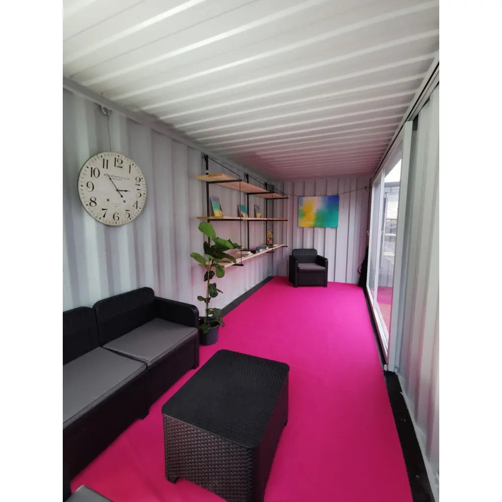 Contentor de transporte mobiliado de 20 pés