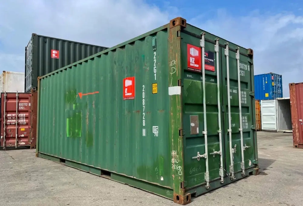 CONTENTOR DE TRANSPORTE USADO DE 20 PÉS