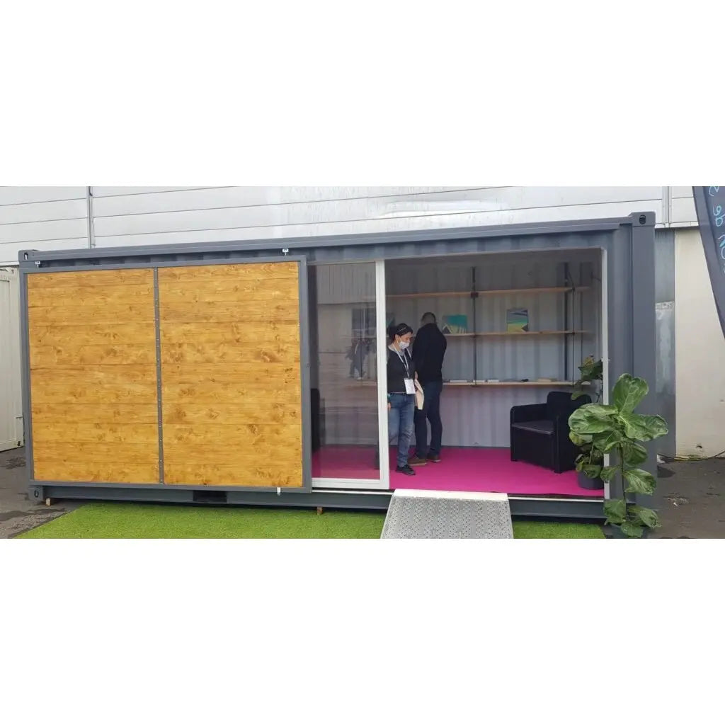 Contentor de transporte mobiliado de 20 pés