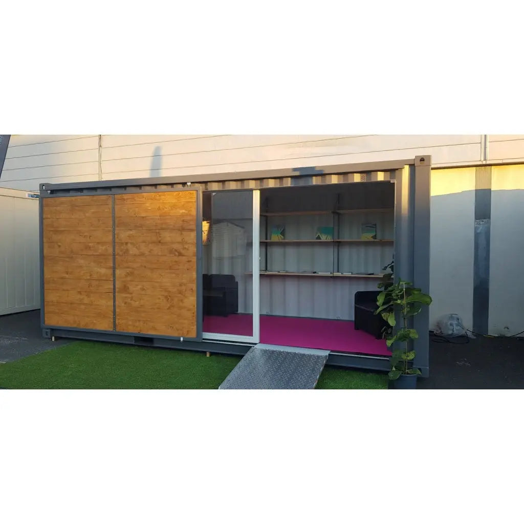 Contentor de transporte mobiliado de 20 pés