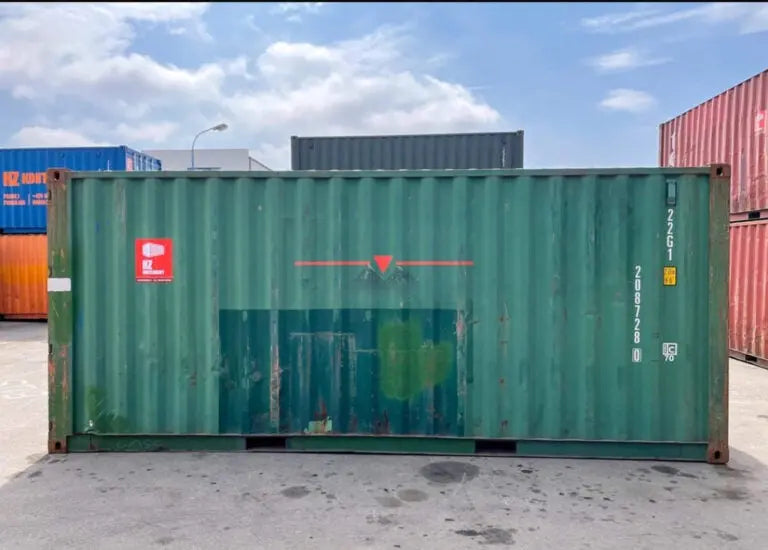 CONTENTOR DE TRANSPORTE USADO DE 20 PÉS