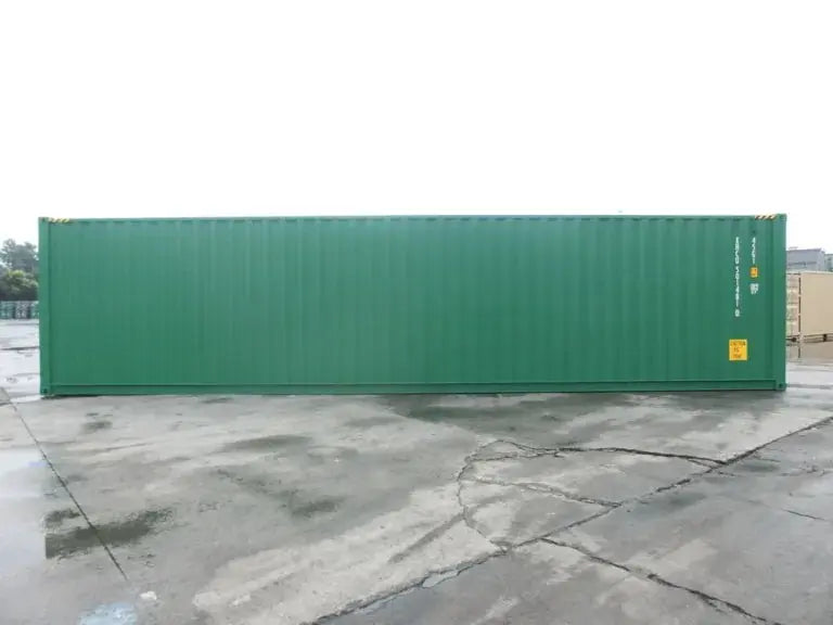 Novo contentor marítimo High Cube de 40 pés