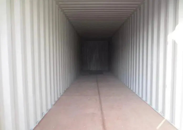 Contentor marítimo branco de 40 pés – Novo