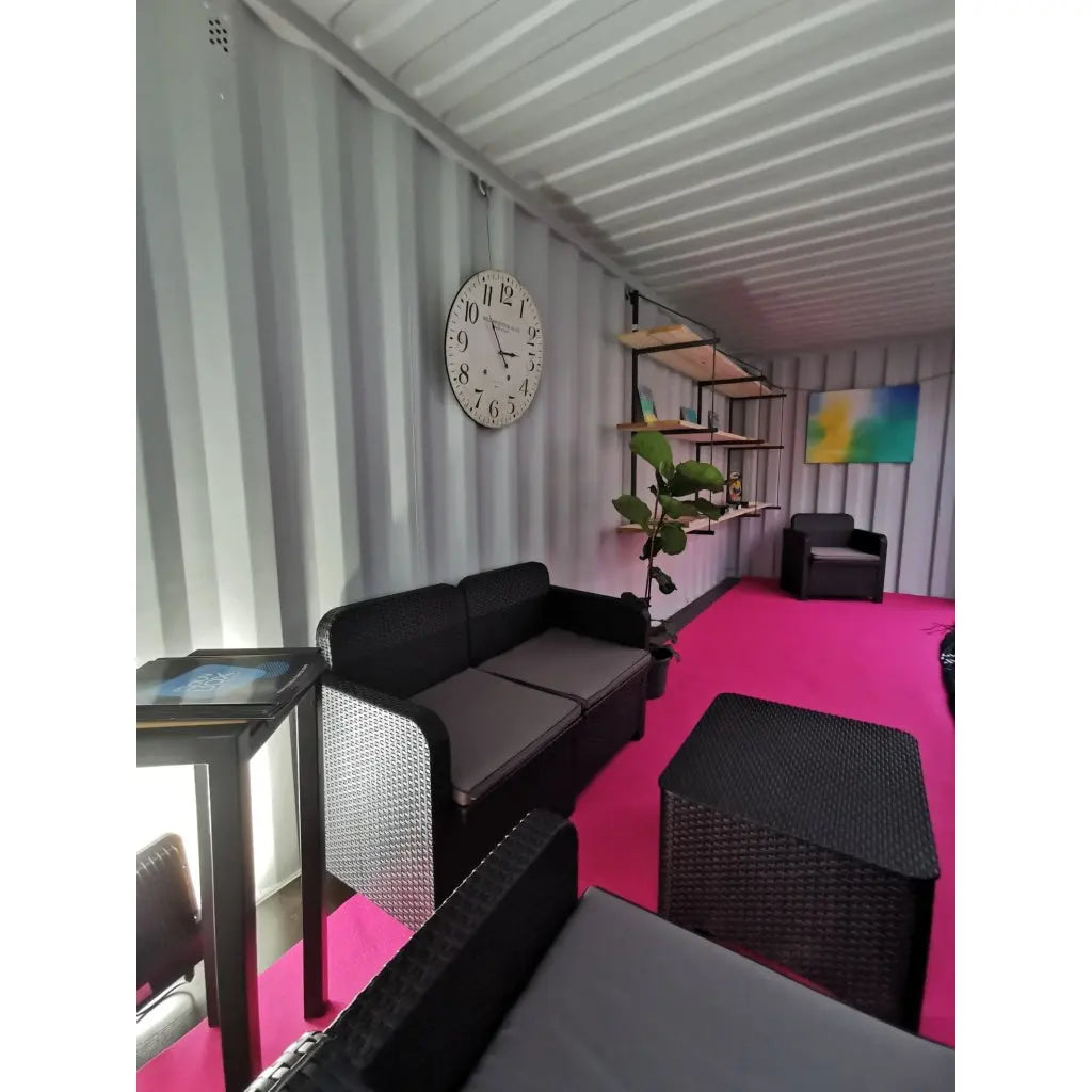 Contentor de transporte mobiliado de 20 pés