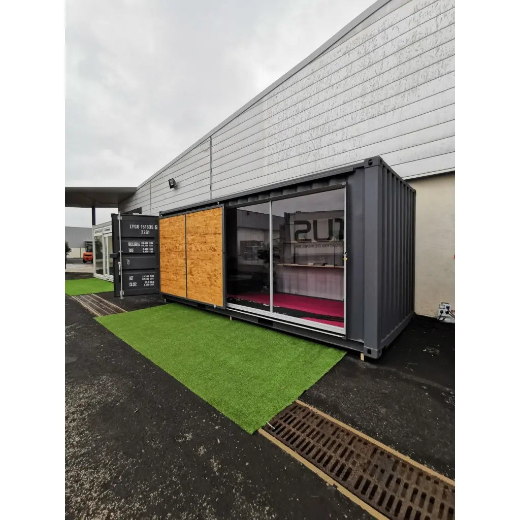 Contentor de transporte mobiliado de 20 pés