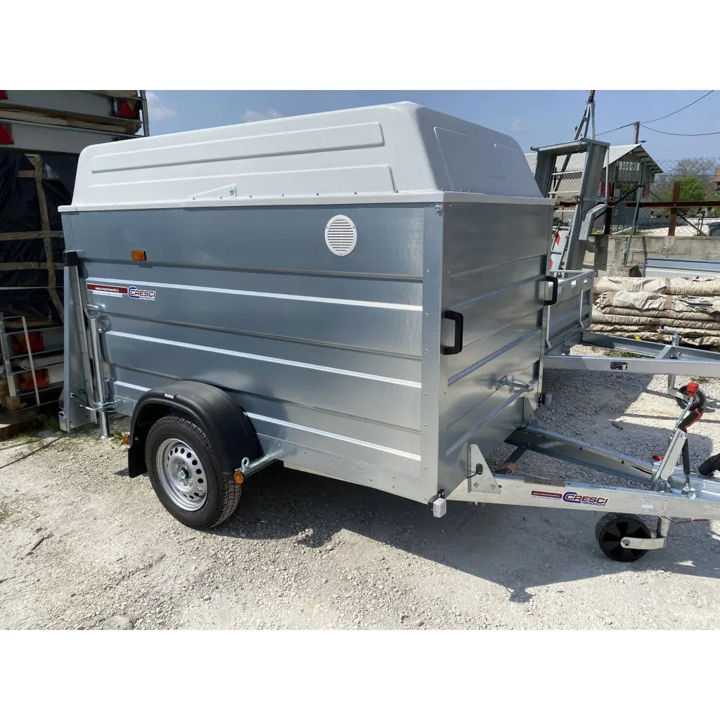 O reboque Cresci Fourgon PT6F com travagem – Capacidade de 750 kg