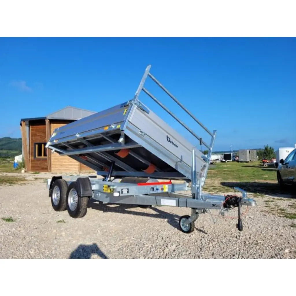 Reboque basculante de 2 eixos hidráulico PW2.3 Debon TRIBENNE