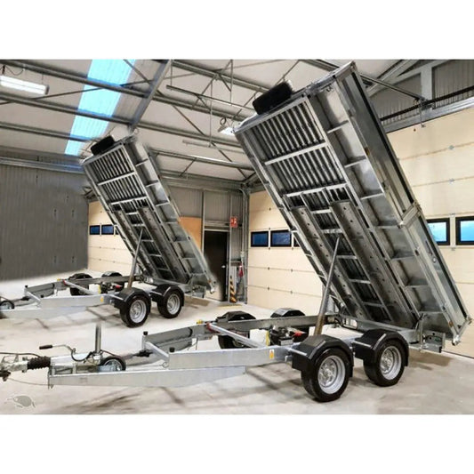 Reboque basculante independente com 2 eixos – PBT 2700 kg