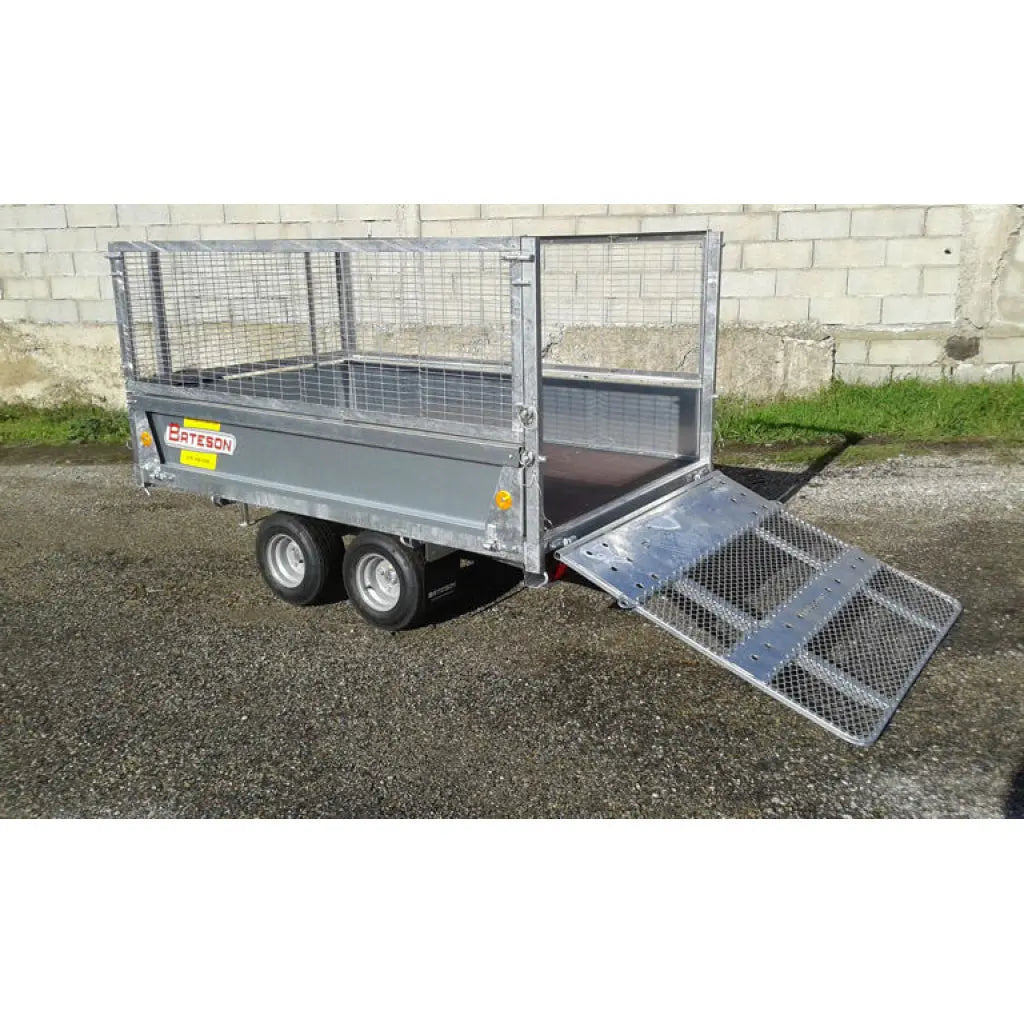 Reboque Bateson Basculante 2 Eixos Peso 750 kg