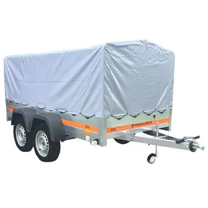 Reboque basculante de lona de eixo duplo TEMA 263X125cm ECO2612/2 KIPP